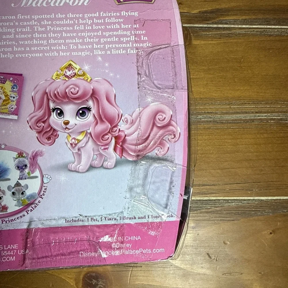 Disney Princess Palace Pets Furry Tail Friends Aurora's Puppy Macaron 2015